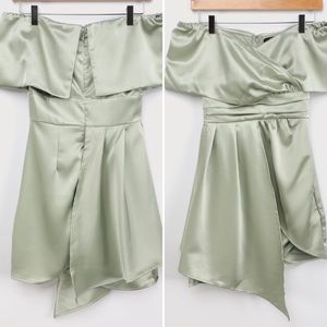 Lulu’s Mini Satin Dress